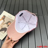 Close-up detail view of Louis Vuitton unisex cap