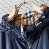 Close-up of Burberry designer clothing craftsmanship