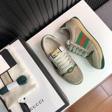 Gucci clean off-white luxury sneakers view 5 premium leather build