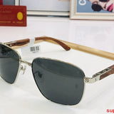 Angled view of Cartier unisex sunglasses