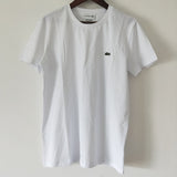 Full styled look of Lacoste luxury clothing with logo-detail design