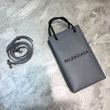 Modern Premium PU Leather Handbag - Polished Finish | Women's Premium Handbag #1070 - front view (image 1) of designer-inspired handbag