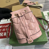 Sophisticated bag shown from front angle