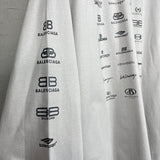 Close-up of Balenciaga designer clothing craftsmanship