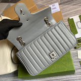 Side profile of premium classic women's handbag – women's statement bag