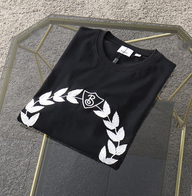Burberry t-shirt close-up — premium authentic designer style