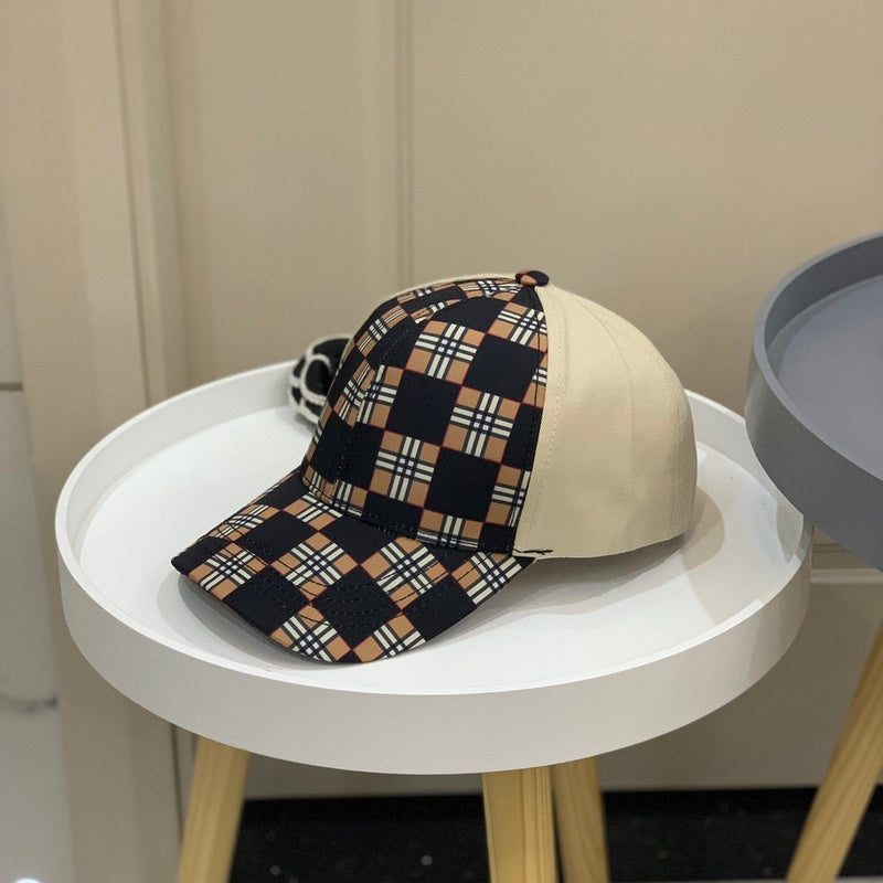 Side view of Burberry unisex cap