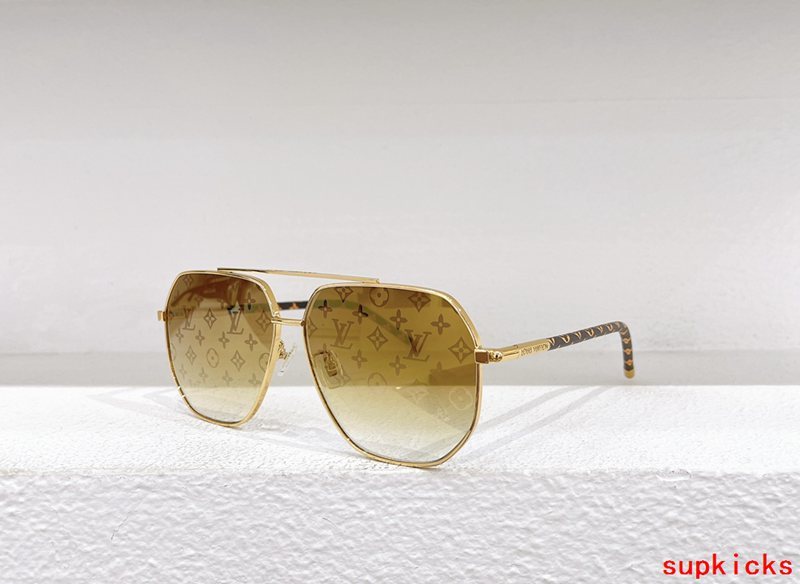 Angled view of Louis Vuitton unisex sunglasses