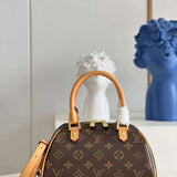 Side profile of refined everyday-luxe women's handbag – women's luxury handbag