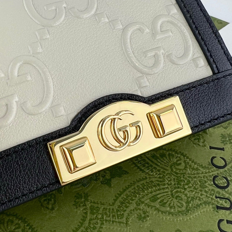 Close-up detail of statement modern women's handbag – women's luxury accessory