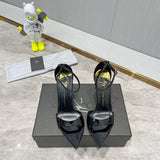 Saint Laurent shoes front view designer style