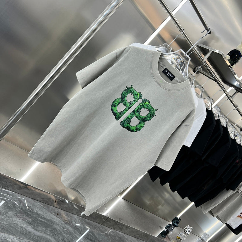 Balenciaga t-shirt detail view — premium authentic designer style