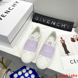 Givenchy White Combat Boots - Side Profile View