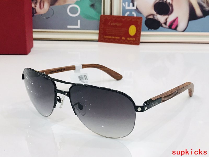 Front view of Cartier unisex sunglasses