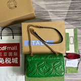 Front view of structured statement women's handbag – women's statement bag