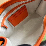 Close-up detail of refined statement women's handbag – women's statement bag