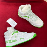 Gucci clean off-white luxury sneakers view 7 padded collar comfort