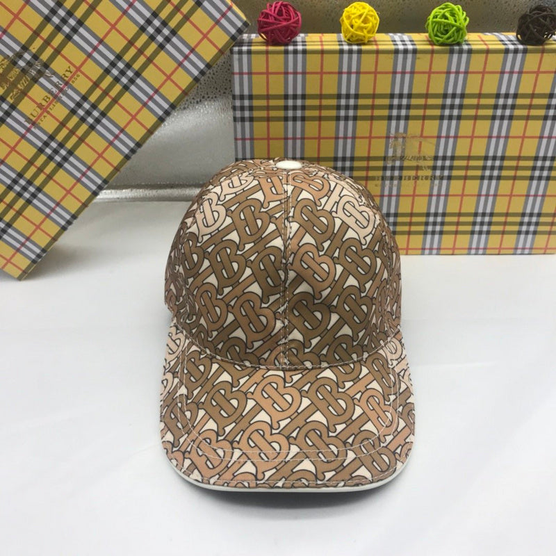 Front view of Burberry unisex cap