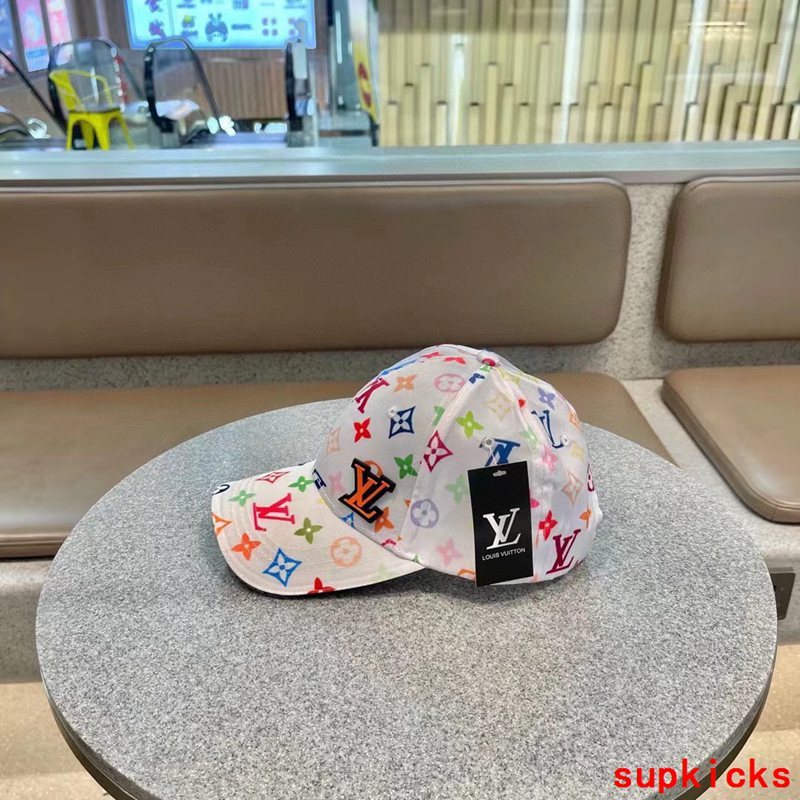 Close-up detail view of Louis Vuitton unisex cap