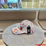Close-up detail view of Louis Vuitton unisex cap