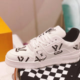 Louis Vuitton Camel Slip-On Sneakers - Back View