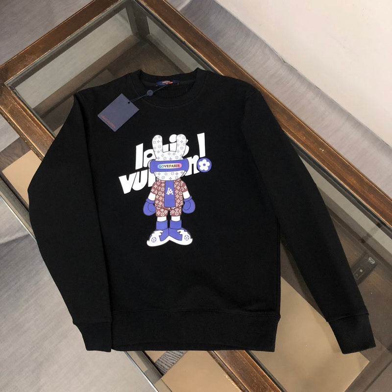 Back view of Louis Vuitton luxury clothing with relaxed-fit cut