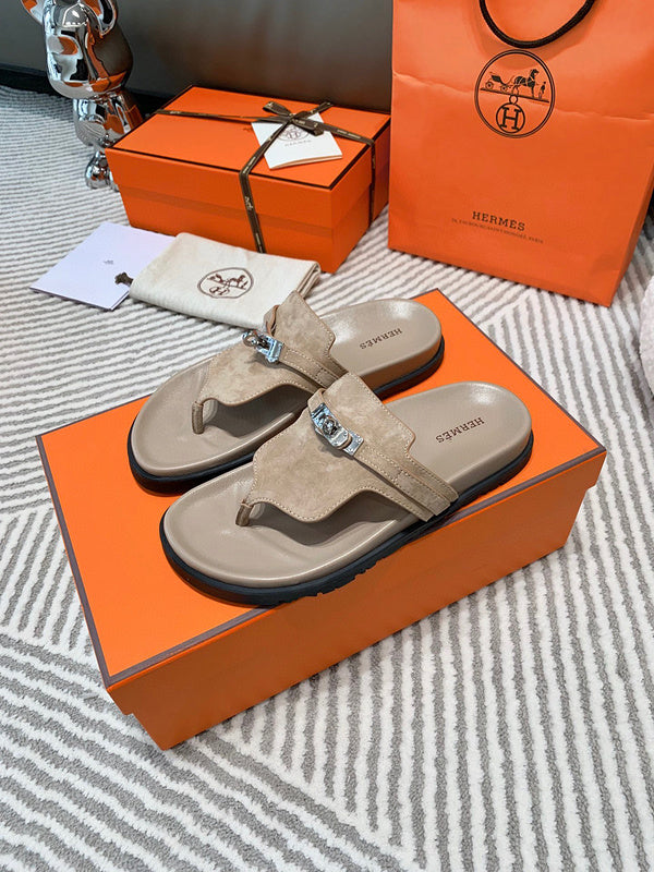 Hermes sandals Style 219 - styled lifestyle view