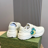 Gucci fresh white-and-black luxury sneakers view 7 streetwear statement look