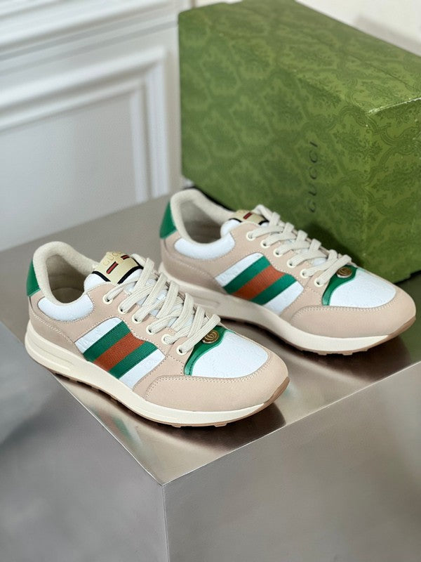 Gucci fresh white-and-black luxury sneakers view 8 streetwear statement look