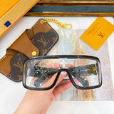 Side view of Louis Vuitton unisex sunglasses