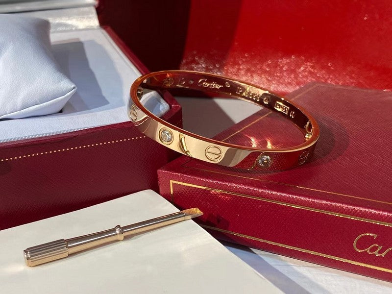 Close-up detail view of Cartier unisex jewelry piece
