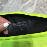 Classic Vegan Leather Handbag - Smooth Faux-Leather Exterior | Women's Everyday Carry Handbag #174 - texture close-up (image 9) of designer-inspired handbag