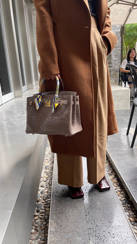 Structured bag shown from front angle