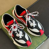 Gucci muted earth tones luxury sneakers view 6 cushioned comfort fit
