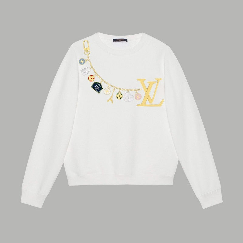 Back view of Louis Vuitton luxury clothing with relaxed-fit cut