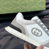 Gucci classic monochrome luxury sneakers view 6 heritage-inspired look
