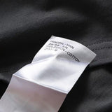 Side profile of Louis Vuitton cotton t-shirt with logo-detail design
