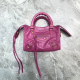 Chic Premium PU Leather Handbag - Statement Silhouette | Women's Fashion Handbag #644 - side angle view (image 2) of designer-inspired handbag