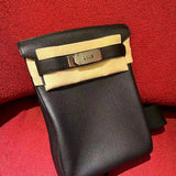 Side view of statement structured handbag