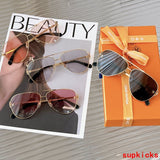Front view of Louis Vuitton unisex sunglasses