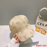 Close-up detail view of Louis Vuitton unisex cap