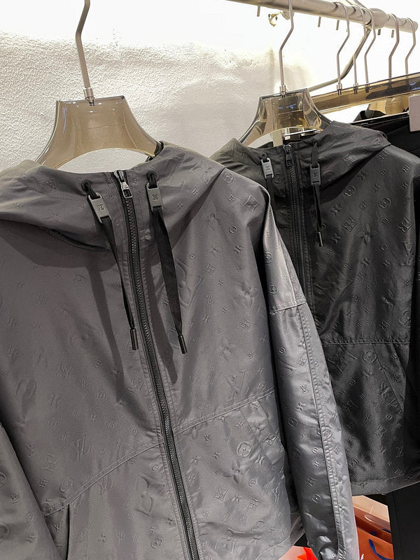Full styled look of Louis Vuitton luxury clothing with relaxed-fit cut