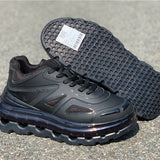 Contemporary Vegan Leather Shoes - Smooth Faux-Leather Finish | Women's Luxury Shoes #99 - hardware and detail close-up (image 5) of designer-inspired shoes