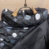 Close-up detail shot of Louis Vuitton luxury clothing with contemporary cut