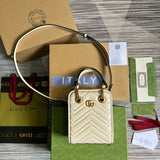 Back view of chic refined women's handbag – women's premium purse