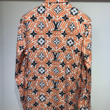 Side profile of Louis Vuitton cotton t-shirt with signature branding