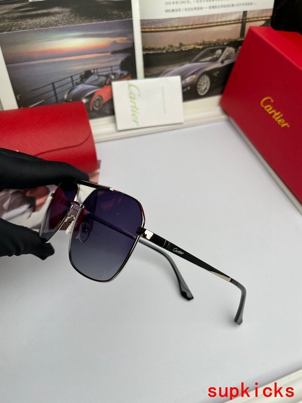 Full view of Cartier unisex sunglasses