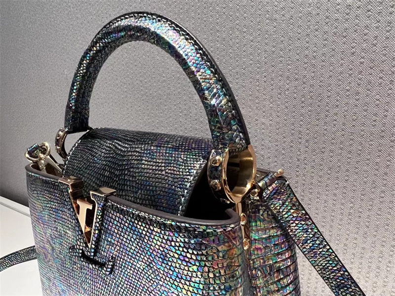 top-handle bag close-up of hardware and finish