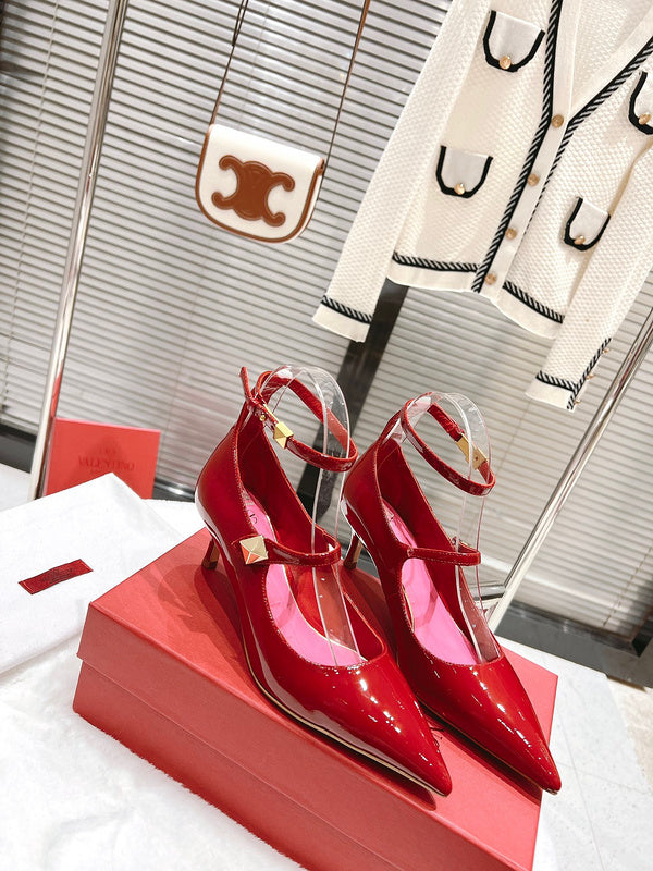Valentino Garavani luxury shoes detail shot