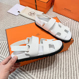 Hermes sandals Style 213 - logo and branding close-up